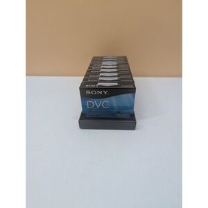 Lot Of 9 NEW Sony DVC Digital Video Cassettes DVM60PRR Sealed 60 Min. w/Case